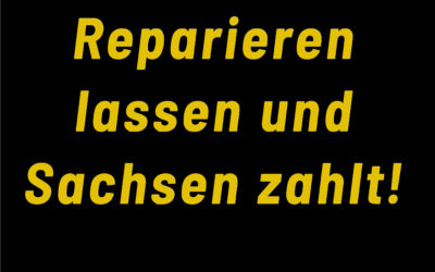 Reparatur-Bonus in Sachsen ist da!